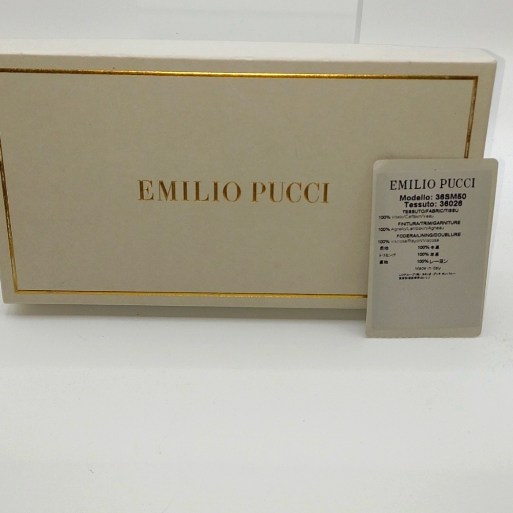 Emilio Pucci-Vintage Multi-color Print Bifold wallet in pink, purple & black - Picture 11 of 11